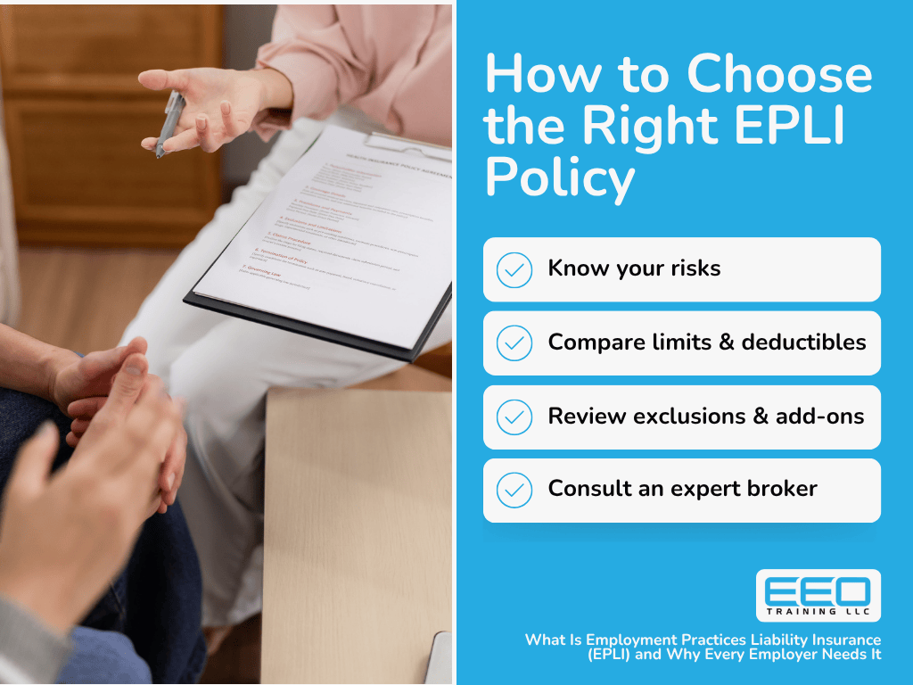 What Is Employment Practices Liability Insurance (Epli) And Why Every Employer Needs It 5 How to choose the right epli policy